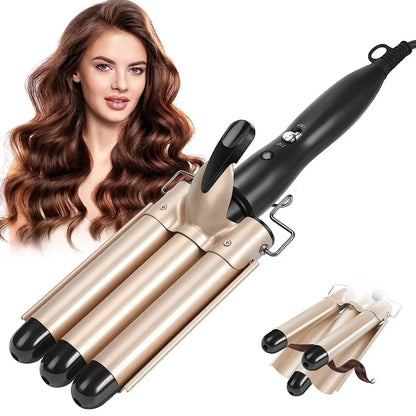 CurlFlex - Triple Barrel Ceramic Hair Curler