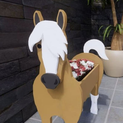 Variant image for Charming Farm Animal Planter for Pets - Durable PVC Garden Decor, Weather Resistant, 34cm x 24cm-8