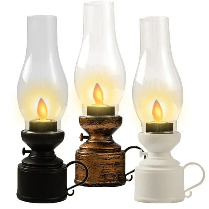 FlameEra - Electronic Retro Oil Lamp for Home Decoration