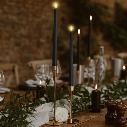 GloomLight – LED-Stabkerzen in Schwarz für Halloween und Hochzeiten