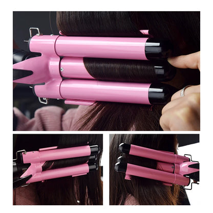 LuxeCurl - Triple Barrel Hair Styler Wand