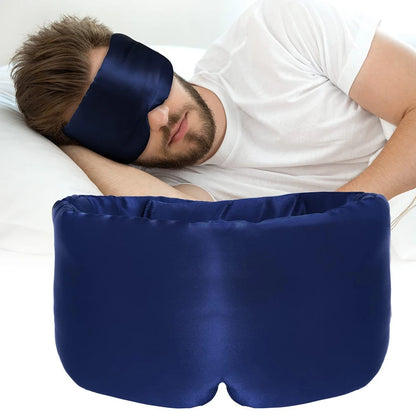 SilkSerenity - Adjustable Silk Sleep Mask for Deep Rest, Side Sleepers & Travel