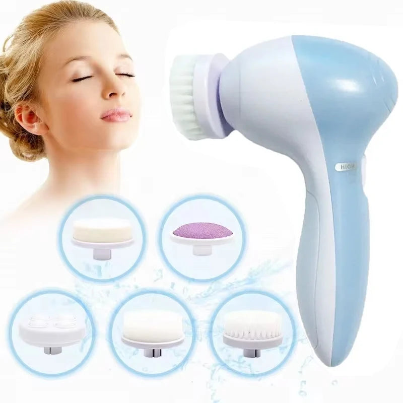 FreshSonic - 5-in-1 Facial Cleansing & Massaging Tool