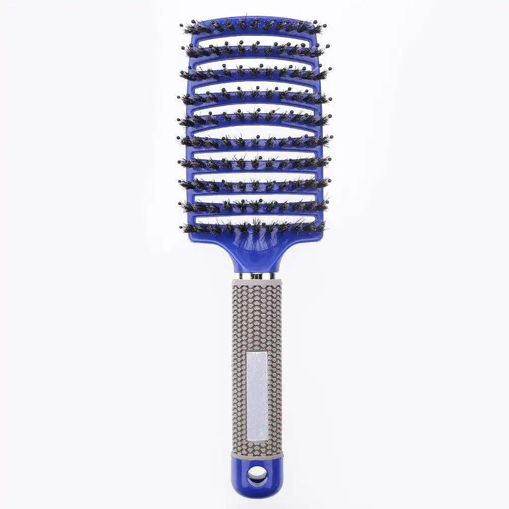 CurlCare Comb - Bristle & Nylon Brush for Styling and Massaging