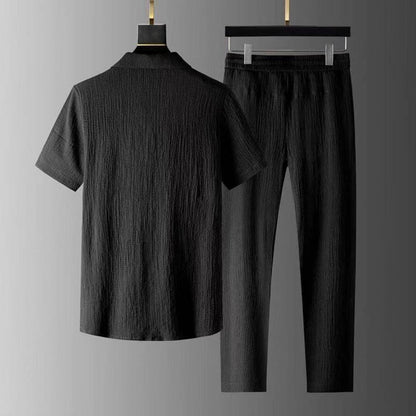 BreezeElite - Premium Cotton Men's Summer Set for Ultimate Comfort
