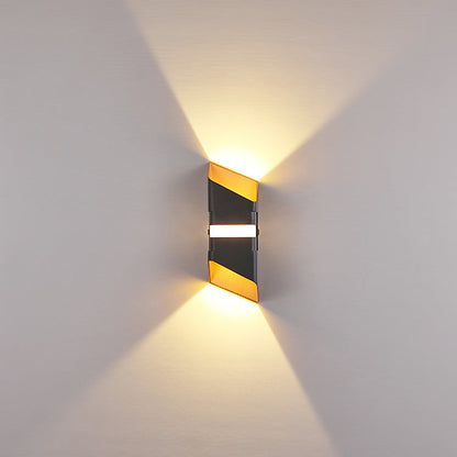 Modern Outdoor Wall Lamp - Weather-Resistant LED Wall Sconce with Up & Down Lighting-1