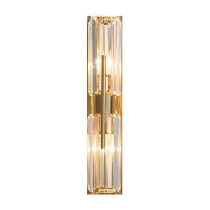 GlamourGlow – Refined Crystal Wall Light