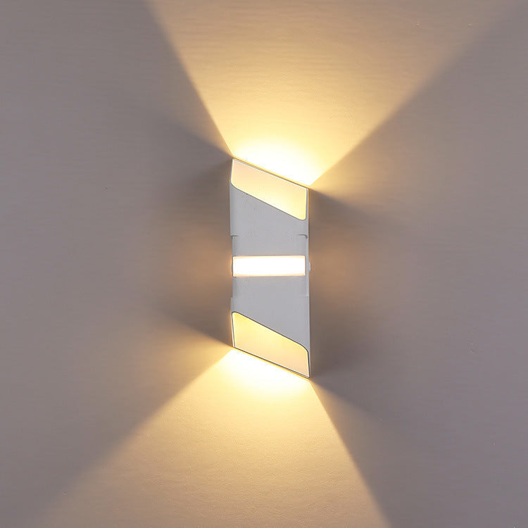 Variant image for Modern Outdoor Wall Lamp - Weather-Resistant LED Wall Sconce with Up & Down Lighting-19