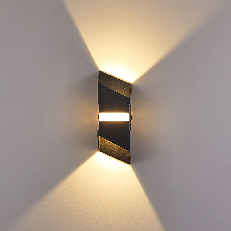 Variant image for Modern Outdoor Wall Lamp - Weather-Resistant LED Wall Sconce with Up & Down Lighting-13