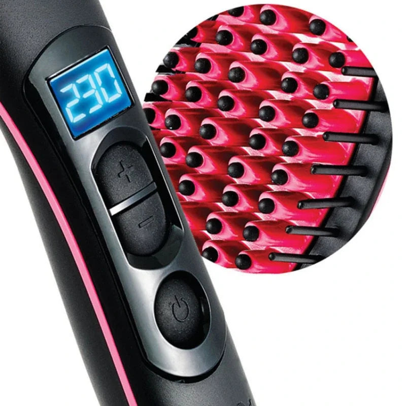 GlamComb - Brosse lissante chauffante électrique