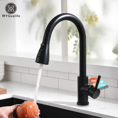 DarkStream - Pull-Out Kitchen Faucet