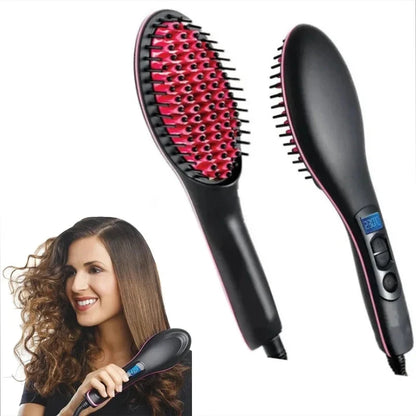 GlamComb - Brosse lissante chauffante électrique