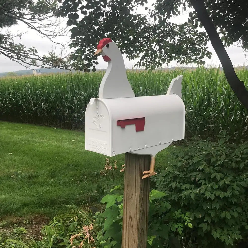 Variant image for Handmade Animal Sculpture Mailbox – Corrosion-Resistant Metal Post Box for Garden and Driveway Decor-3