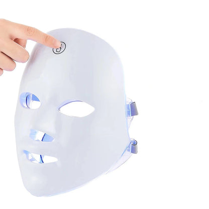 AgeGlow - 7-Color LED Therapy Mask for Facial Lifting & Whitening