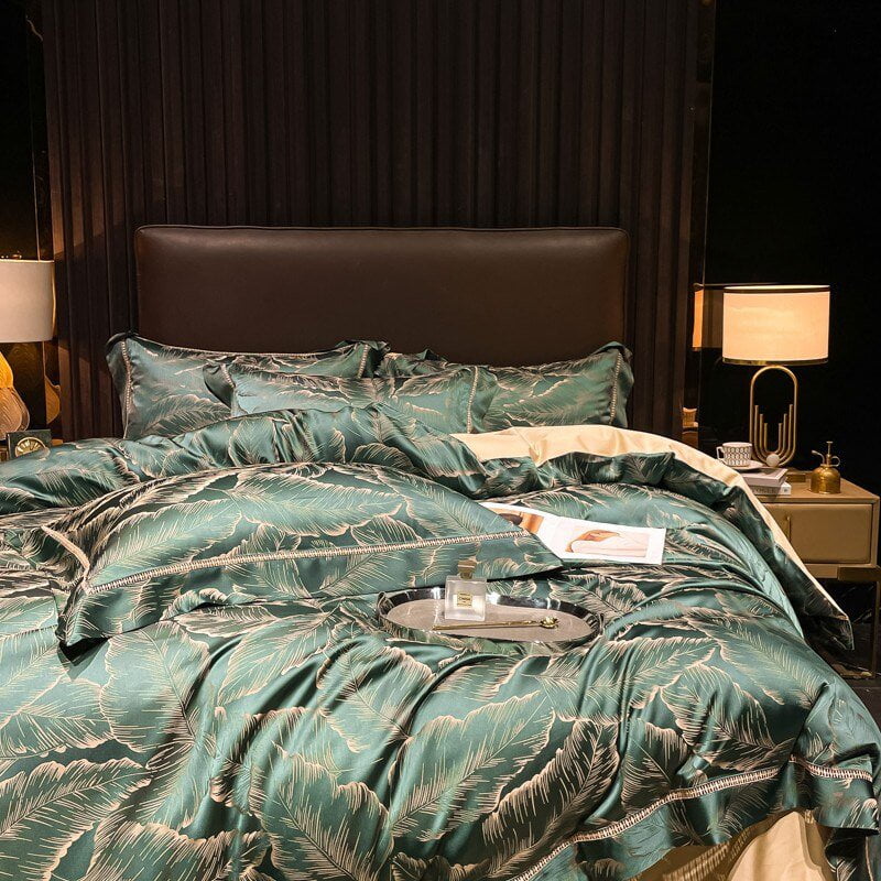 LeafyLuxe - Egyptian Cotton Bedding Set