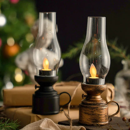FlameEra - Electronic Retro Oil Lamp for Home Decoration