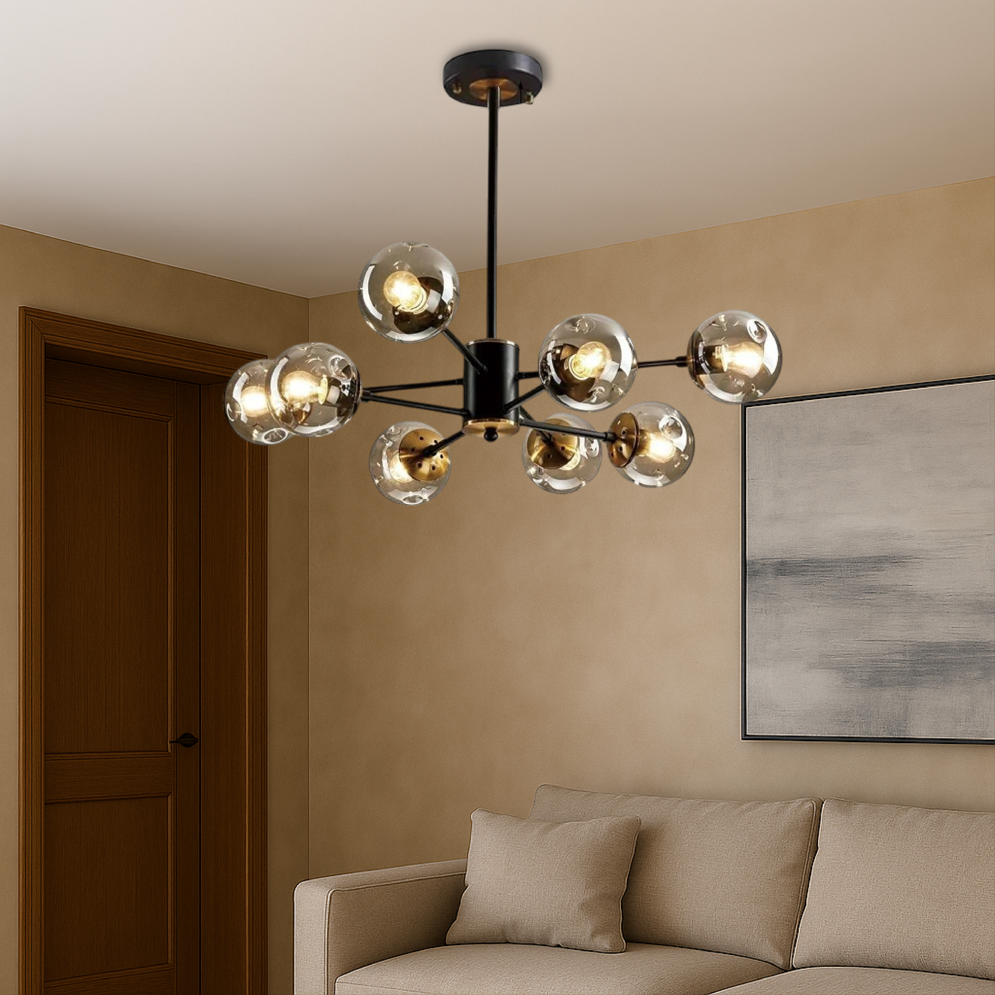 Scandinavian chandelier Ida 5