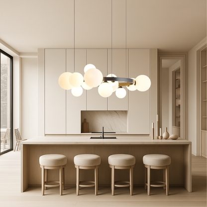 Scandinavian living room chandelier 1