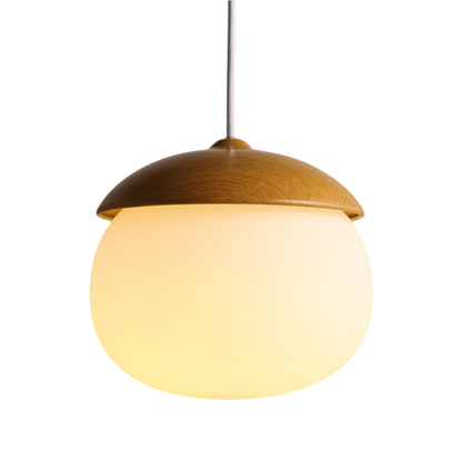 Scandinavian wooden pendant lamp 0