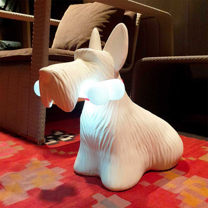 PuppyShine – Lampada da tavolo LED con Scottie Dog giocoso