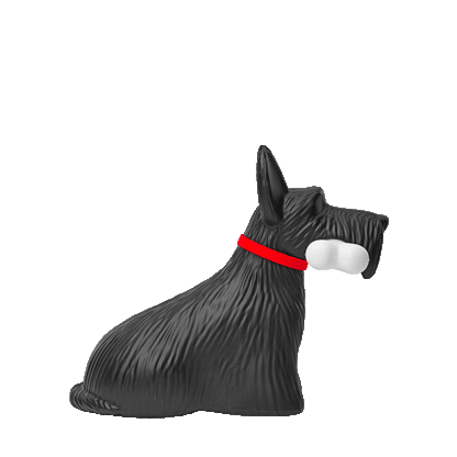 PuppyShine – Lampada da tavolo LED con Scottie Dog giocoso