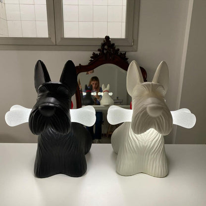PuppyShine – Lampada da tavolo LED con Scottie Dog giocoso