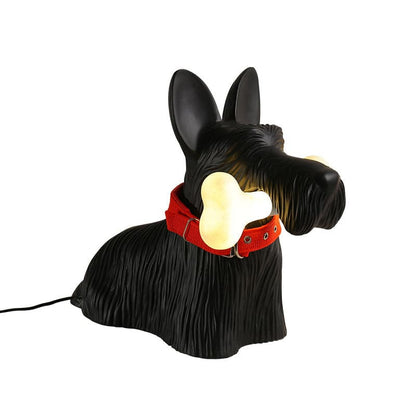 PuppyShine – Lampada da tavolo LED con Scottie Dog giocoso