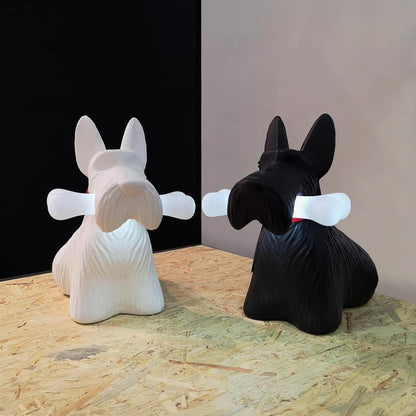 PuppyShine – Lampada da tavolo LED con Scottie Dog giocoso