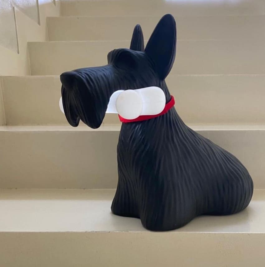 PuppyShine – Lampada da tavolo LED con Scottie Dog giocoso