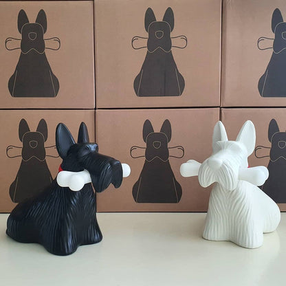 PuppyShine – Lampada da tavolo LED con Scottie Dog giocoso