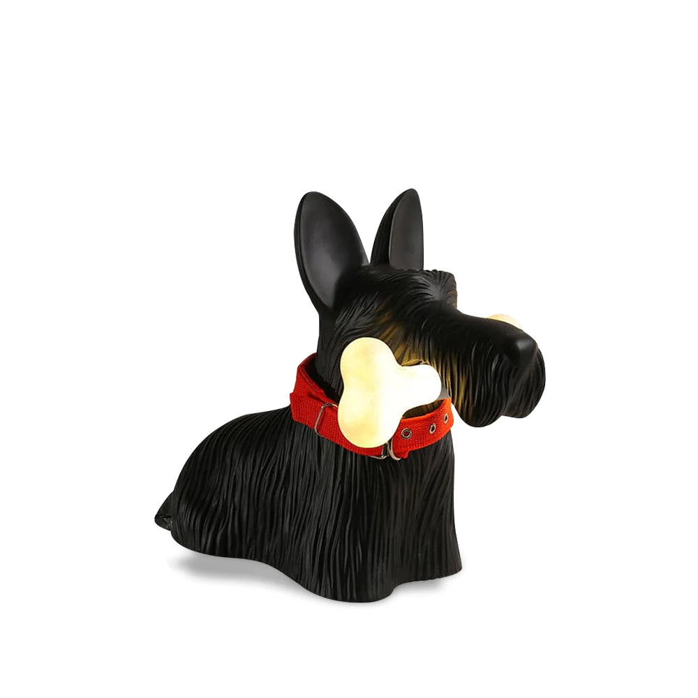 PuppyShine – Lampada da tavolo LED con Scottie Dog giocoso