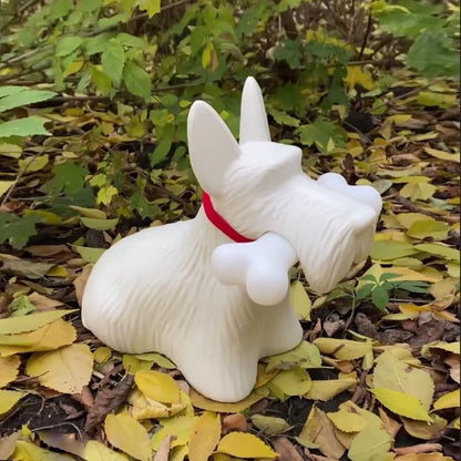 PuppyShine – Lampada da tavolo LED con Scottie Dog giocoso
