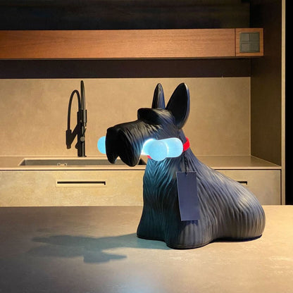 PuppyShine – Lampada da tavolo LED con Scottie Dog giocoso