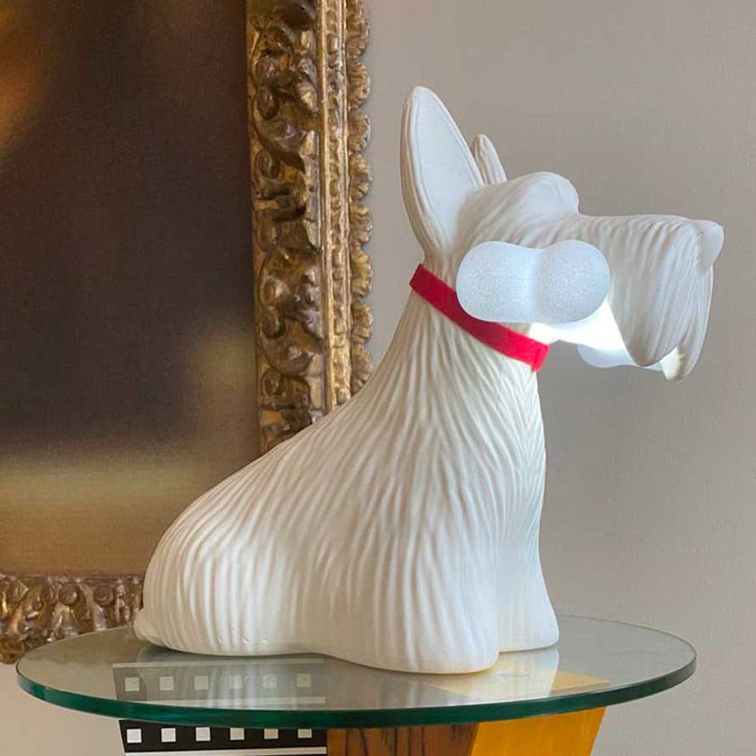 PuppyShine – Lampada da tavolo LED con Scottie Dog giocoso