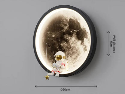 LunarGlow – LED Moon Wall Lamp