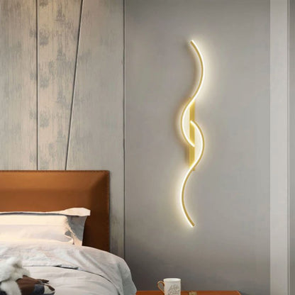 GlowCraft – Moderne LED Væglampe med Kunstnerisk Design