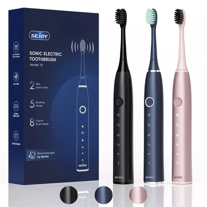 FreshSonic - 5-Mode Electric Toothbrush with Whitening & Travel Case