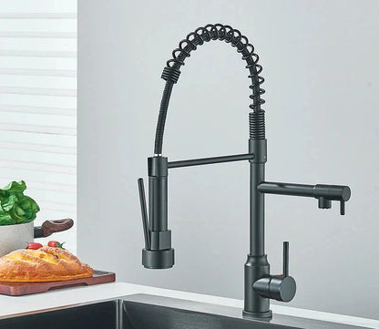 NickelPivot - 360° Rotating Kitchen Tap