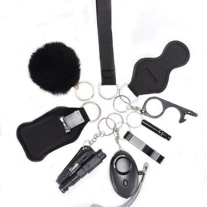 Self Defense Keychain Set with Personal Alarm and Window Breaker for Women's Safety 11