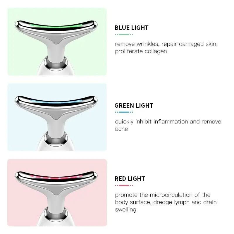 Serenetouch – 3-in-1 facial massager with light therapy, vibration, and heat functions 1