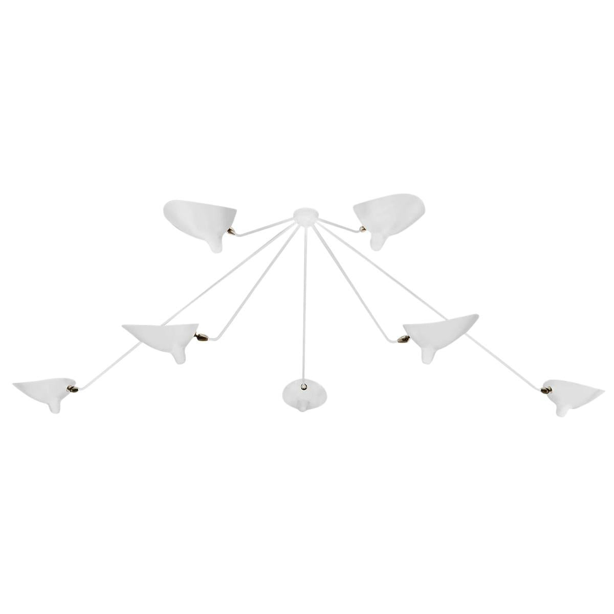 LuxeAura - Ceiling Lamp with Serge-Inspired Design and Refined Light