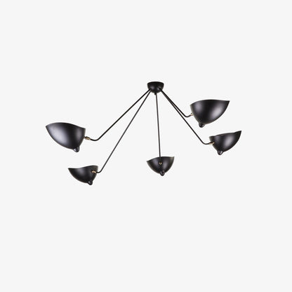 LuxeAura - Ceiling Lamp with Serge-Inspired Design and Refined Light