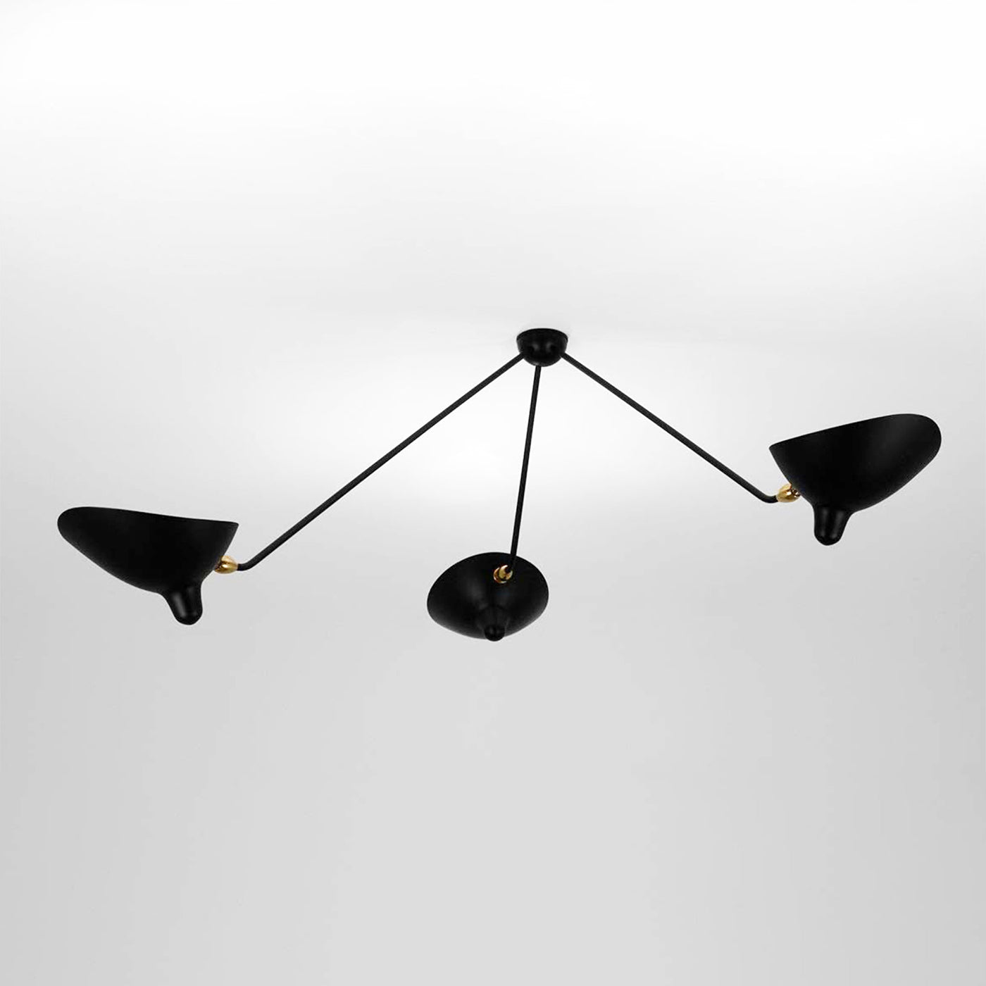 LuxeAura - Ceiling Lamp with Serge-Inspired Design and Refined Light