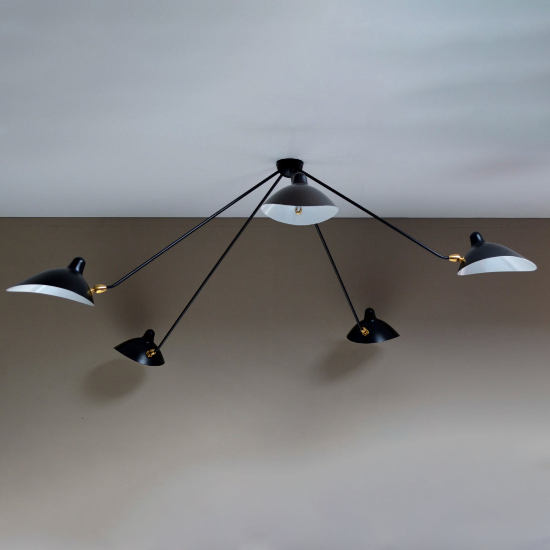 LuxeAura - Ceiling Lamp with Serge-Inspired Design and Refined Light