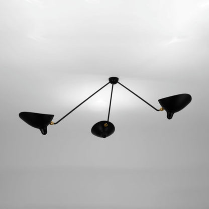 LuxeAura - Ceiling Lamp with Serge-Inspired Design and Refined Light
