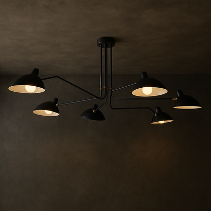 Serge Mouille Ceiling Lamp 5