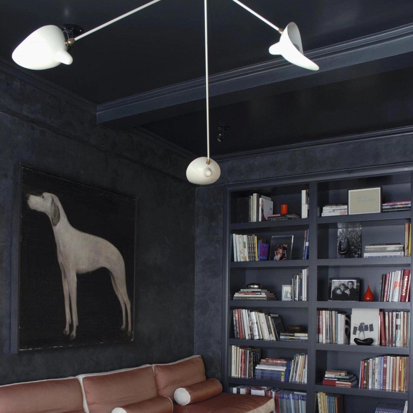 LuxeAura - Ceiling Lamp with Serge-Inspired Design and Refined Light