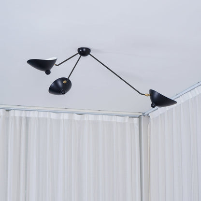 LuxeAura - Ceiling Lamp with Serge-Inspired Design and Refined Light