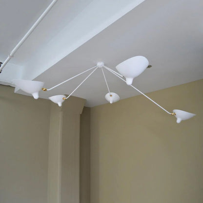 LuxeAura - Ceiling Lamp with Serge-Inspired Design and Refined Light