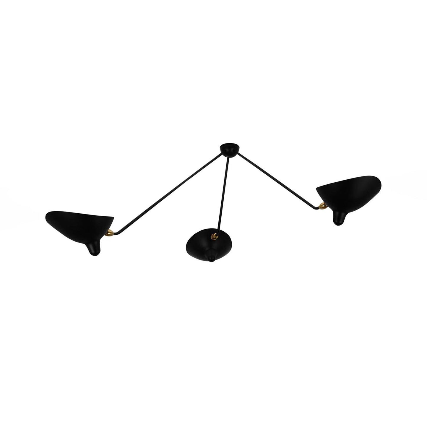LuxeAura - Ceiling Lamp with Serge-Inspired Design and Refined Light